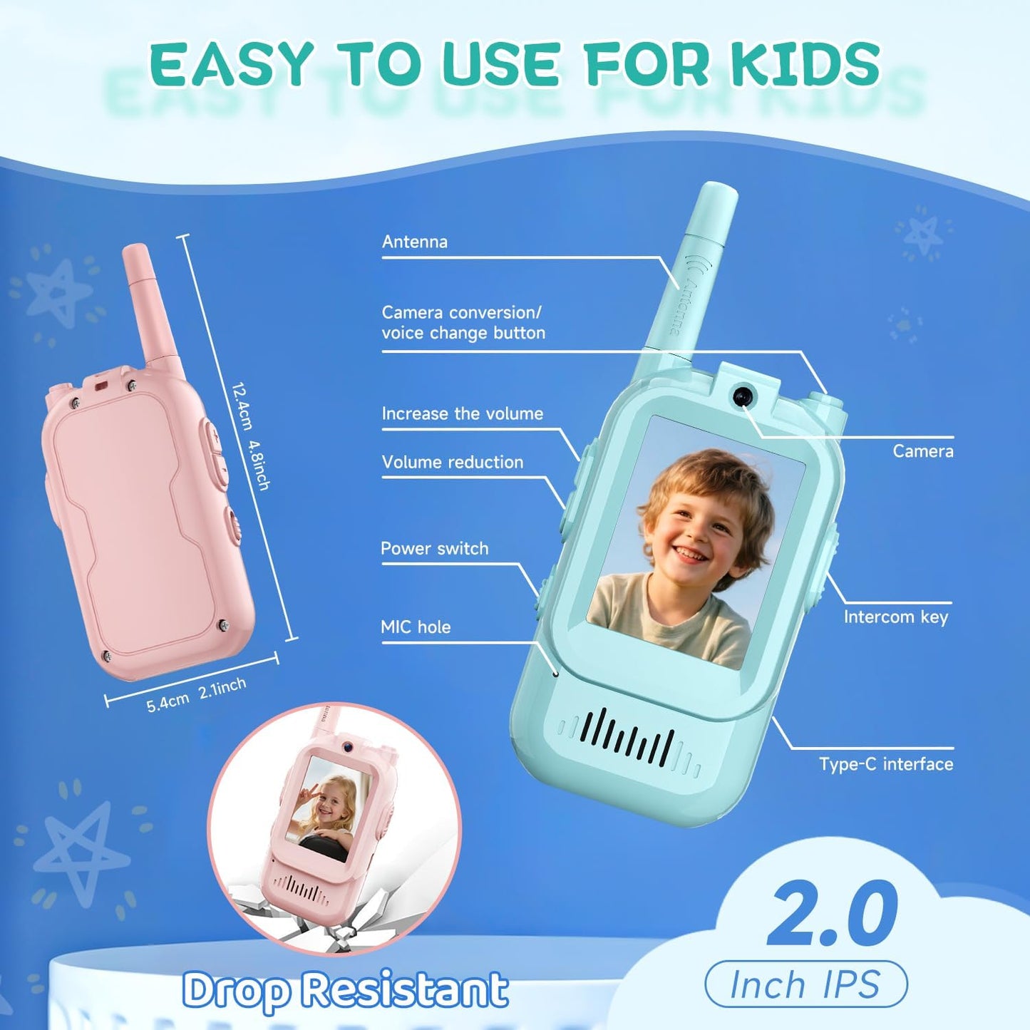 KiddoCom - Video Walkie Talkies