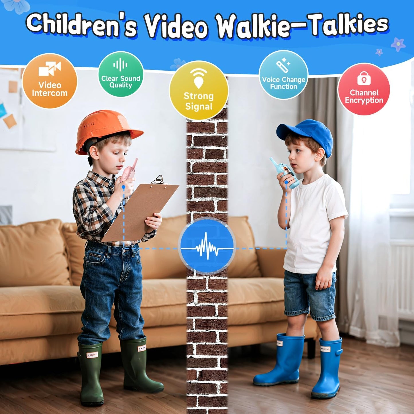 KiddoCom - Video Walkie Talkies