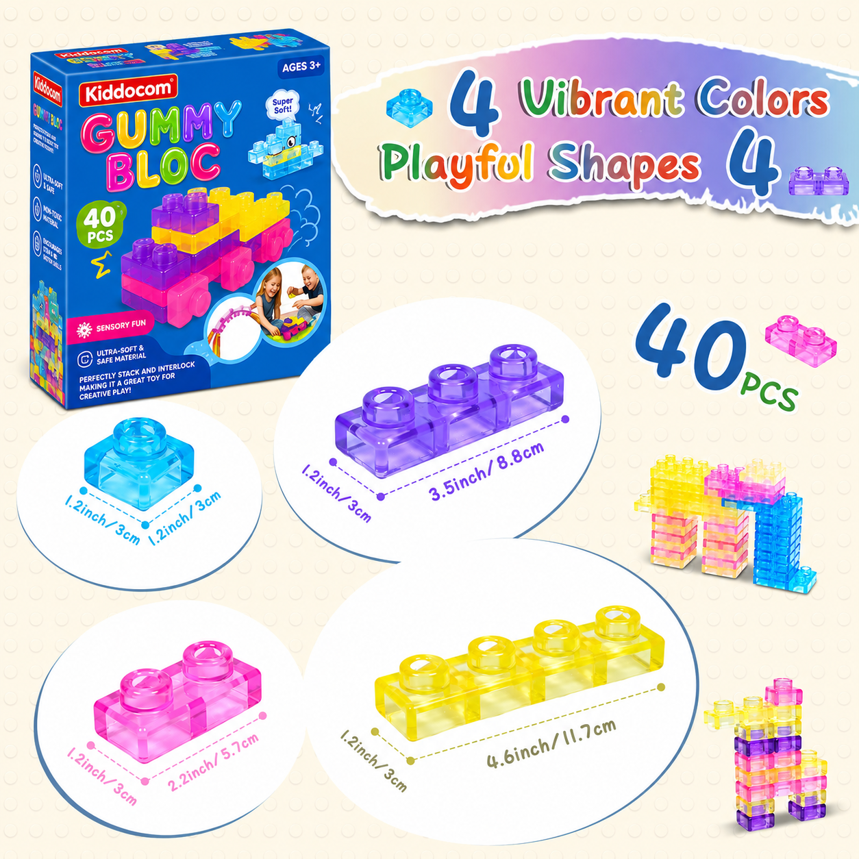 Kiddocom - Gummy Bloc