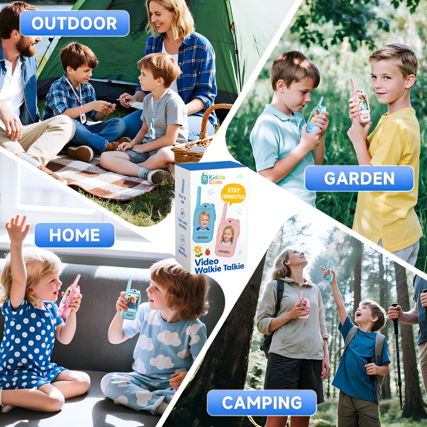 KiddoCom - Video Walkie Talkies